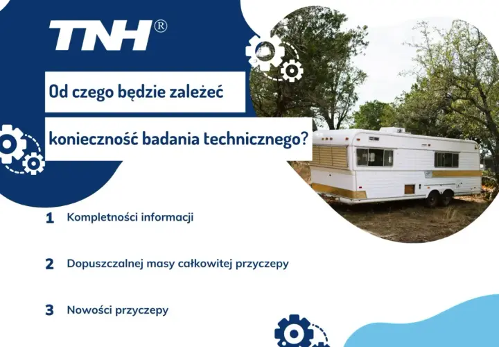 Przyczepa kempingowa na zdjęciu. Czy przyczepa kempingowa musi być zarejestrowana? Zależy od masy i nowości.