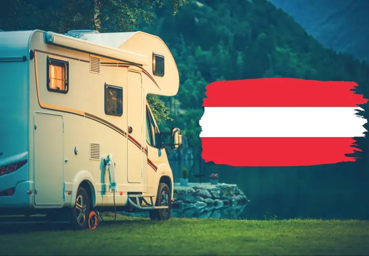 Kamper nad jeziorem w Austrii. Może czas na pyszne przepisy na grilla dla psa?