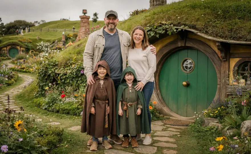 Hobbiton w Nowej Zelandii - zwiedzanie i trasa kamperem