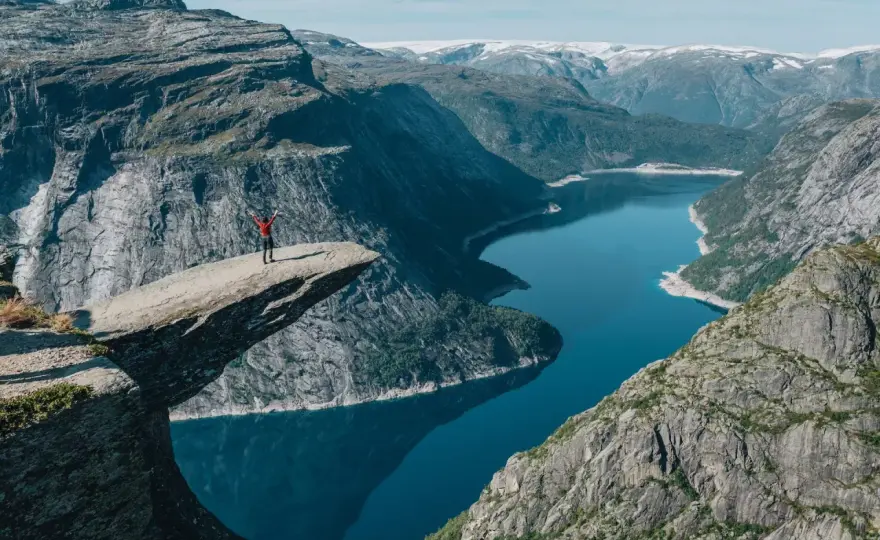 Trolltunga kamperem - trasa, parkingi i plan trekkingu