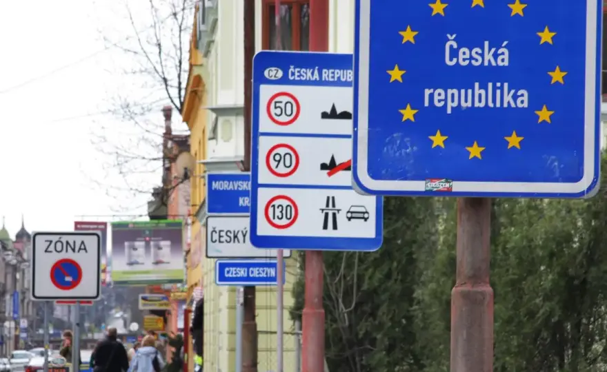 Czeskie znaki drogowe i opłaty dla kampera